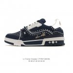 Company-grade Louis Vuitton Trainer Sneaker Low, fashionable athletic shoe with
