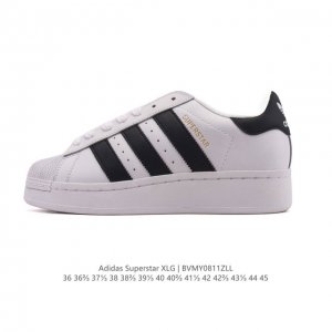 Adidas Originals Superstar Xlg Shell Toe Series Low-top Thick-soled Platform Cla