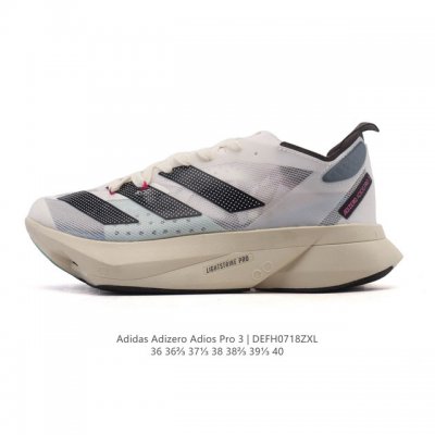 Adidas Adidas Adizero Adios Pro 3 Durable, Shock-Absorbing Professional Running