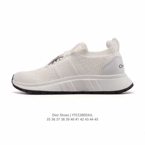 Dior, a high-end luxury brand, showcases a sophisticated aesthetic. Low-top Dio