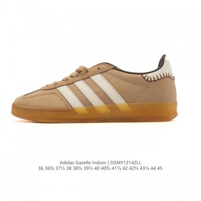 Adidas Originals Gazelle Indoor Retro Trefoil Transparent Rubber Sneakers - Clas