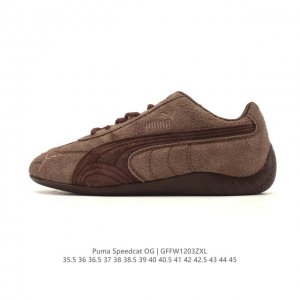 Puma Speedcat Og is a low-top, retro-inspired, versatile casual racing shoe from