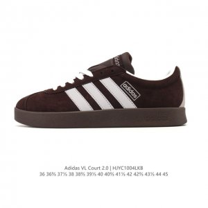 Adidas Vl Court 2.0 Shoes, a sporty and casual white sneaker. This T-toe athleti