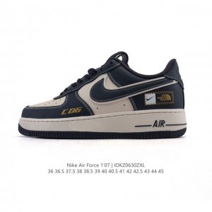 Nike Air Force 1 '07 Low Air Force One white shoes with air cushion, low-top ve