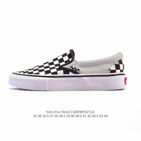 Vans Unisex Classic Slip-On Checkerboard Canvas Shoes Vulcanized Shoes Casual Lo - Click Image to Close