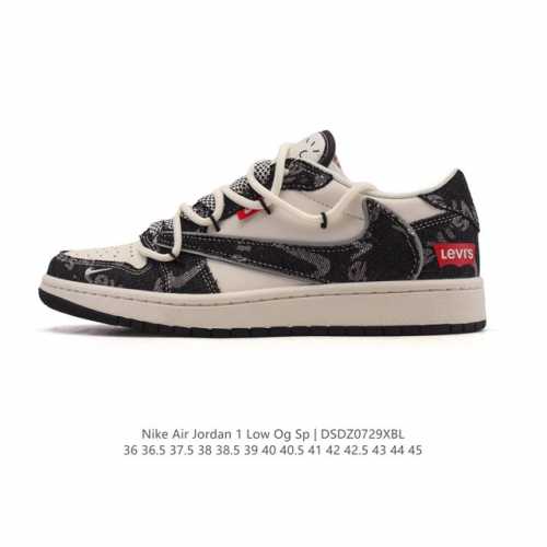 Company-grade authentic Nike Air Jordan 1 Low Og Sp Military Blue Aj1 Air Jordan