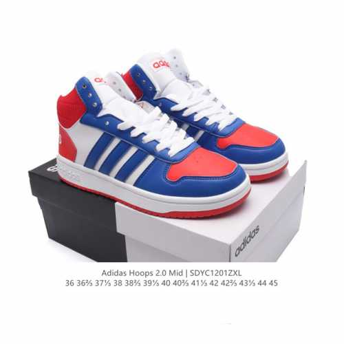 adidas eva , adidas Hoops 2.0 Mid . 36 36.5 37 38 38.5 39 40 40.5 41 42 42.5 43 44 45 Sdyc 1