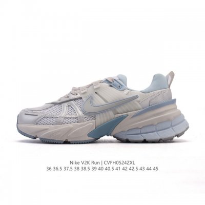 nike V2K Run Shock-Absorbing And Non-Slip Retro Low-Top Sports Running Shoes
