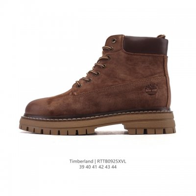 Corporate-grade Timberland high-top Martin boots, a classic, durable boot in ye