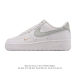 Nike Air Force 1 '07 Low, a versatile, platform, low-top white sneaker with cus