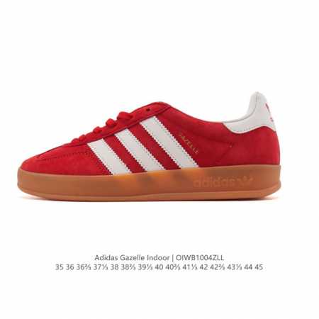 Adidas Originals Gazelle Indoor Retro Trefoil Transparent Rubber Sneakers - Clas - Click Image to Close
