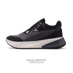 Descente men's Chron retro fabric sports casual shoes, comfortable and breathabl