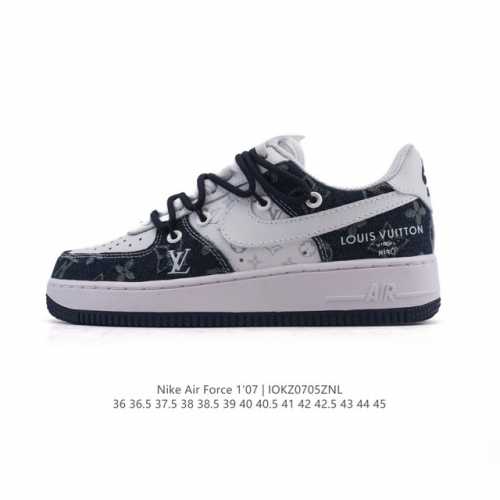 Company-level Af1 Nike Air Force 1 '07 Low Air Force One white shoes deconstruc