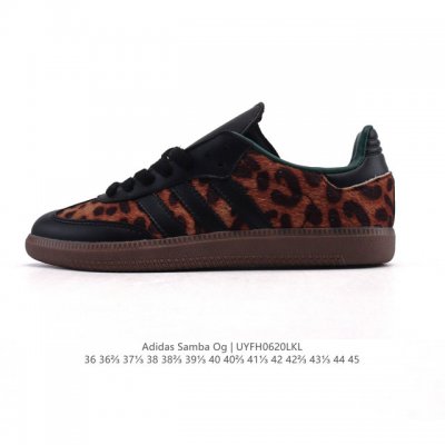 Adidas Originals Samba Og Shoes Classic sneakers White T-toe Leopard print men's