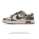 Nike Dunk Low Retro Sneakers, a collaboration with Louis Vuitton. Originally des