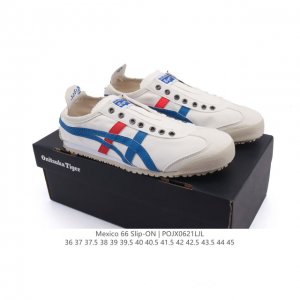 Authentic ASICS Onitsuka Tiger Mexico 66 Slip On Retro fashion comfortable breat