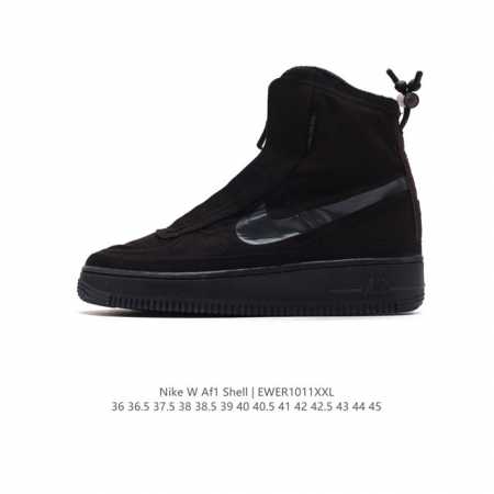 Nike Af1 Shell Nike af1 Shell Nike Af1 Shell sherpa Swoosh Bq6096 36 36.5 37.5 - Click Image to Close