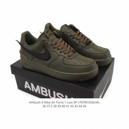 Nike Air Force 1 AF1 Low-Top Casual Sneakers Ambush X Nk Air Force 1 '07 Low Sp. - Click Image to Close