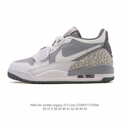 Company-grade Nike Air Jordan Legacy 312 Low-top Sneakers. The Air Jordan 312 is - Click Image to Close