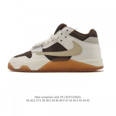 Company-grade Travis Scott's Jordan Jumpman Jack training shoe "Taupe Haze" deb