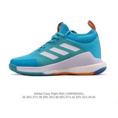 New, company-grade, authentic Adidas Crazyflight Mid men's and women's high-top