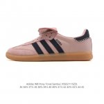 Adidas Wb pony Tonal Samba Sneakers, Milk Print Plush Fabric Upper, Large Tongue