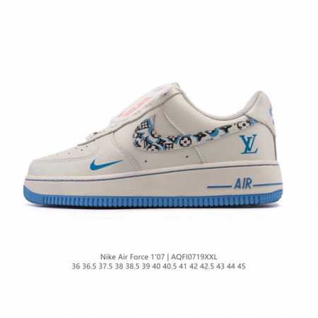 Nike Air Force 1 '07 Low, a Louis Vuitton collaboration with a cushioned, low-to - Click Image to Close