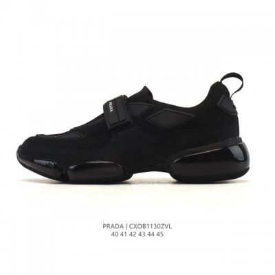 Company-grade Prada series / Prada men's platform running shoes, stylish dad sh