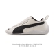 Puma x Balenciaga Speedcat series sneakers, thin-soled, suede, round toe, distre