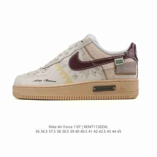 Nike Air Force 1 '07 Low, a versatile, platform, low-top, casual athletic sneak
