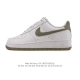 Nike Air Force 1 '07 Low, a versatile, platform, low-top white sneaker with cus