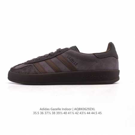 Adidas Originals Gazelle Indoor Retro Trefoil Non-slip Transparent Rubber Sneak - Click Image to Close