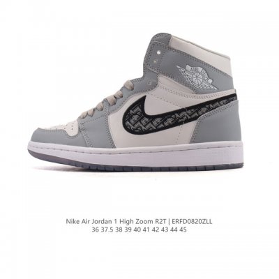 Nike Jordan Dior x Air Jordan 1 High Og "Dior collaboration" Aj1 high-top casua