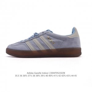 Adidas Originals Gazelle Indoor Retro Trefoil Non-Slip Transparent Rubber Sneake