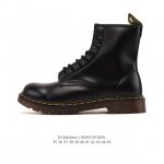Company-grade DR Martens high-top business leather boots for men and women, casu