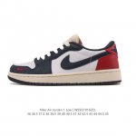 Company Grade Nike Air Jordan 1 Low AJ1, a low-top retro-style casual basketball