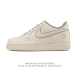 Company-grade Nike Air Force 1 '07 Low platform sneakers, featuring a thick sole