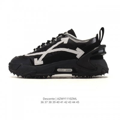 Off-White brand sneakers, fashionable platform sneakers with height-increasing d