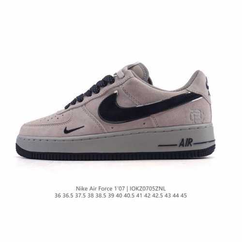 Company-level Af1 Nike Air Force 1 '07 Low Air Force One white shoes with thick