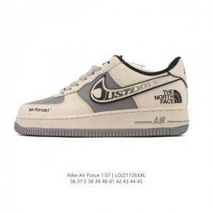 Company-grade Nike Air Force 1 '07 Low, 2025 new style, thick-soled, height-inc