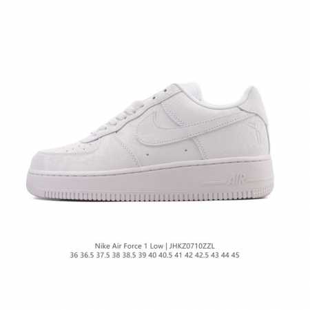 Authentic Nike Air Force 1 '07 Low Air Force One white shoes with air cushion, l - Click Image to Close