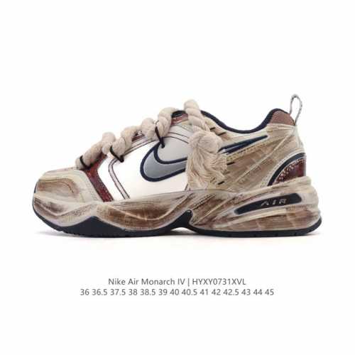 Nike Air Monarch IV men's and women's training shoes, thick-soled, dad-style cas