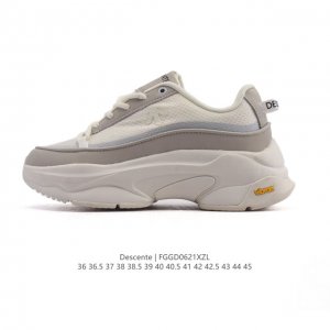 Corporate-level Descente Chron retro sports casual shoes for men and women, outd