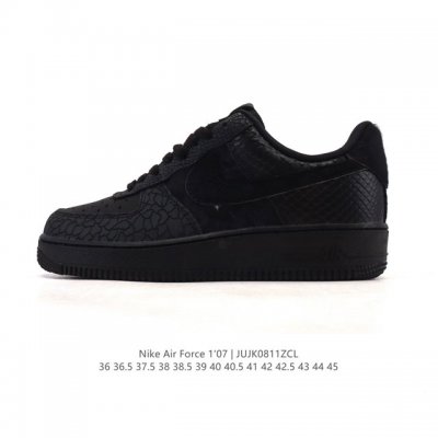 Nike Air Force 1 '07 Low Air Force One white cushioned sneakers, a versatile, l