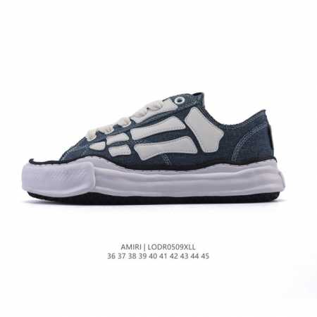 Mmy Blakey Amiri Mmy Maison Mihara Yasuhiro Original Sole Canvas Low MmyBlakey - Click Image to Close