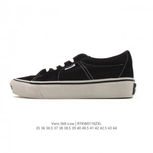 Vans Sk8-Low Classic Style DDD Popular on Xiaohongshu Low-Top Casual Canvas Pat