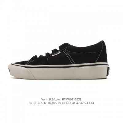 Vans Sk8-Low Classic Style DDD Popular on Xiaohongshu Low-Top Casual Canvas Pat