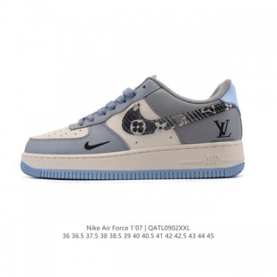 New company-grade Nike Air Force 1 '07 Low Air Force One cushioned, thick-soled