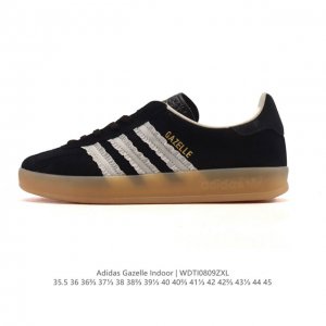 The adidas Originals Gazelle Indoor Retro Trefoil Non-slip Transparent Rubber Sn