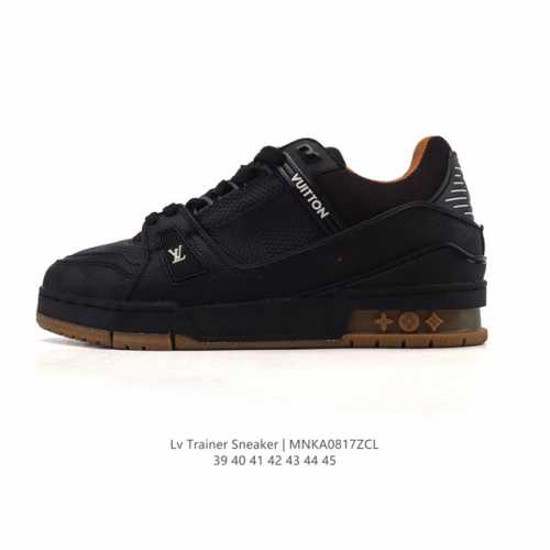 Louis Vuitton LV Louis Vuitton sneakers, fashionable sneakers, trendy thick-sole